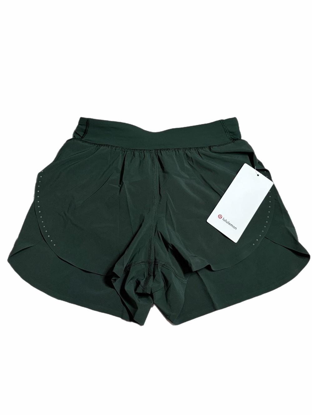 NWT Lululemon Fast & Free High-Rise Split Short 3" (Rainforest Green) Size XS